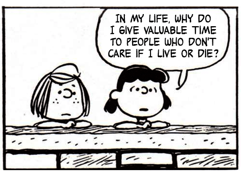 The Smiths lyrics and Peanuts Comic Strips